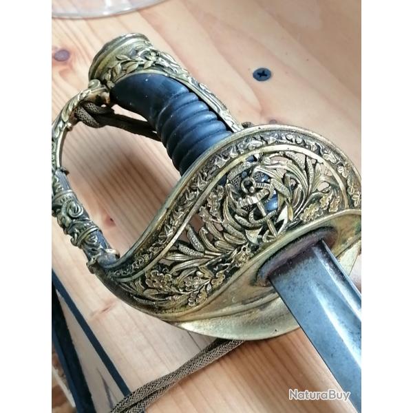 Sabre d'officier suprieur de marine