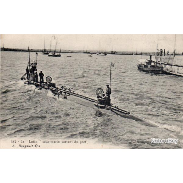 CPA -MARINE DE GUERRE - Le Sous-Marin  Le " Lutin "  N1457