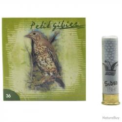 CARTOUCHE JOCKER calibre 12/50 MM SUBSONIQUE Bourre bior 10g n°8 x25