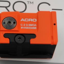 Point Rouge Aimpoint Acro C-2 Cerakote Orange, sans montage