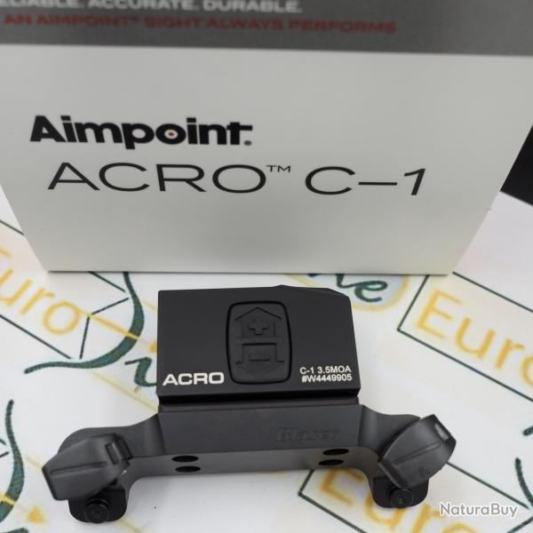 Point Rouge Aimpoint Acro C-2 noir, avec montage original amovible pour Blaser R8