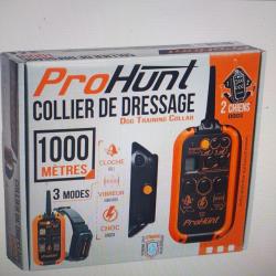 Collier de dressage 1000m pro hunt ligne Verney Carron