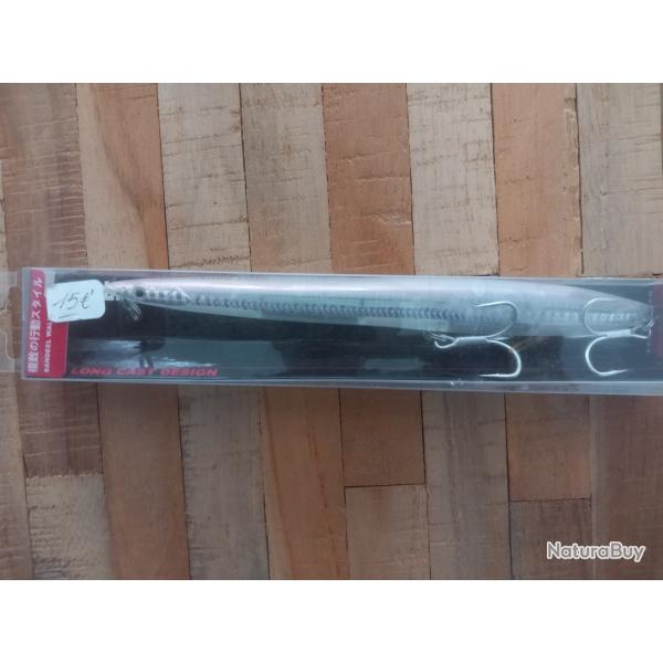 Leurre mer rigide flottant 180mm 37g SANDEEL WALKER