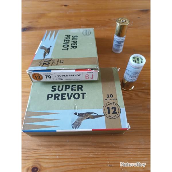 2 Botes de cartouches haute vitesse SUPER PRVOT plomb 6