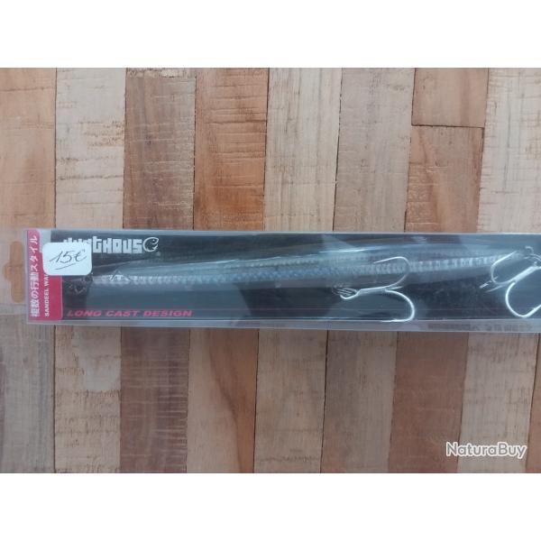 Leurre mer rigide flottant 180mm 37g SANDEEL WALKER fonc