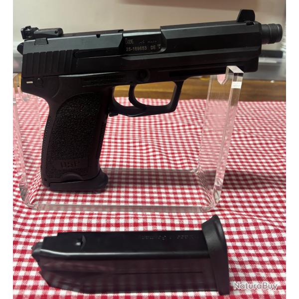 Vente flash ! Pistolet - H&K - USP TACTICAL - 45 ACP - SA/DA - NOIR - 12 COUPS - HK217485