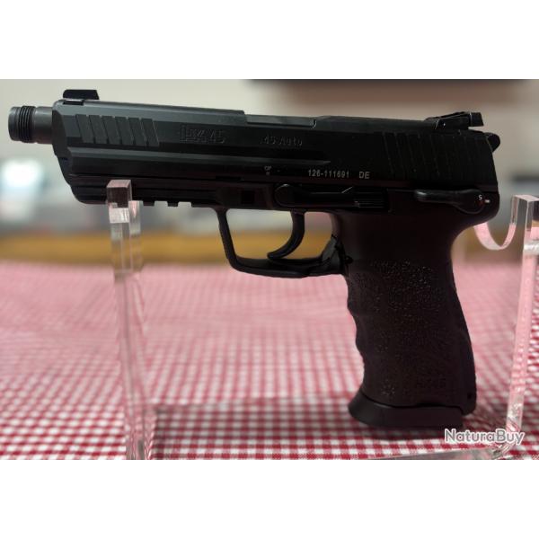 Vente flash ! Pistolet - H&K - HK45 TACTICAL - 45ACP - SA/DA - NOIR - 10 CPS - HK239302