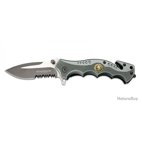 Boker Couteau Swat Res-Q - Lame 85mm - Manche Aluminium - Clip