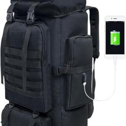 80L randonnée sac à dos, Camping sac à dos, étanche grand sac à dos pour les sports