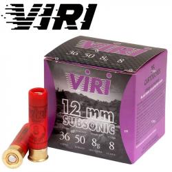 CARTOUCHE FOB VIRI calibre 12MM (36/50) 8g SUBSO bj n°6 x25