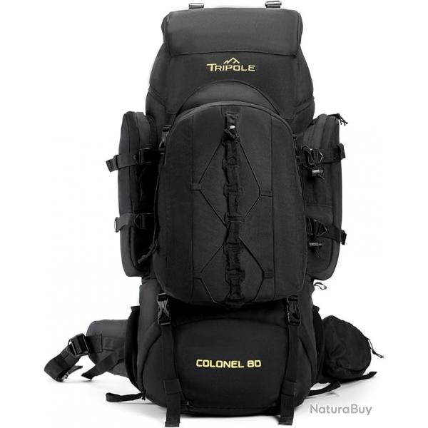 Sac  Dos  Cadre Interne De La Srie Colonel avec Sac  Dos Amovible Et Housse De Pluie 80 L