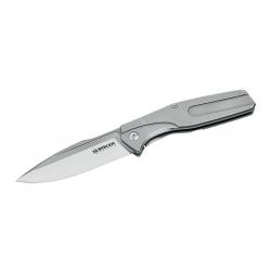 Boker Couteau The Milled One - Lame 84mm - Manche Acier - Clip