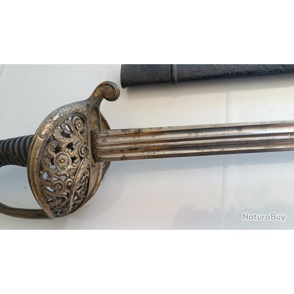 Sabre officier suprieur d'infanterie modle 1855