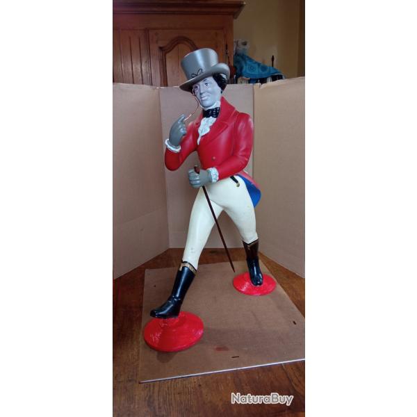 Figurine publicitaire Johnnie Walker Dandy hauteur 64cm