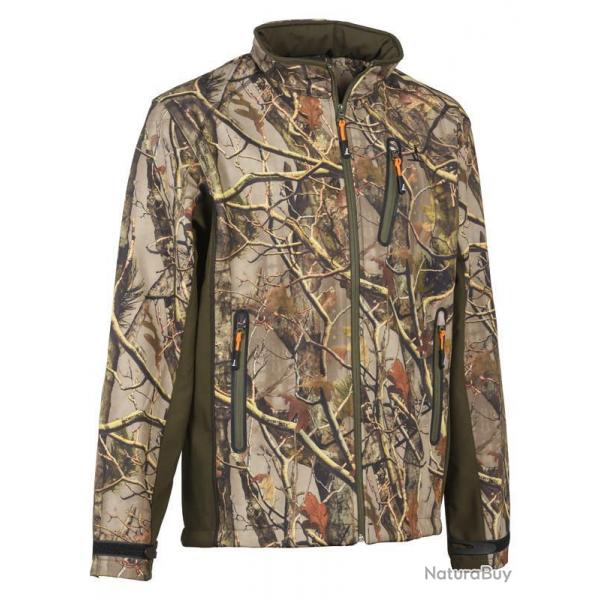 Wahoo Blouson chasse softshell ghostcamo forest CAMO FOREST EVO