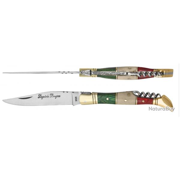 Laguiole Bougna Couteau 12 cm Tire Bouchon Italie