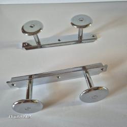 Porte manteaux double patères des années 60  , lot de 2 identiques