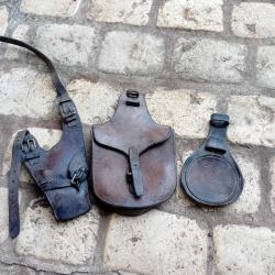 Cavalerie lot de cuir
