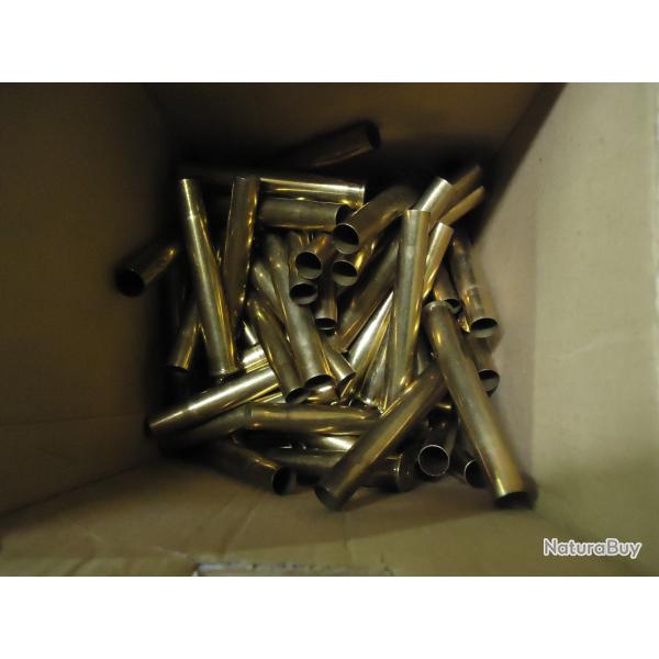 vends lot de 100 douilles 9,3x74R  RWS tires  une fois non desamorces