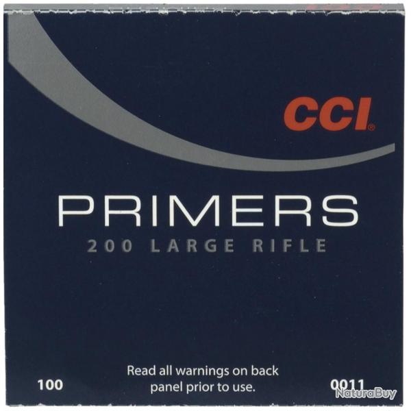 Amorces CCI large rifle ( boite de 100 )