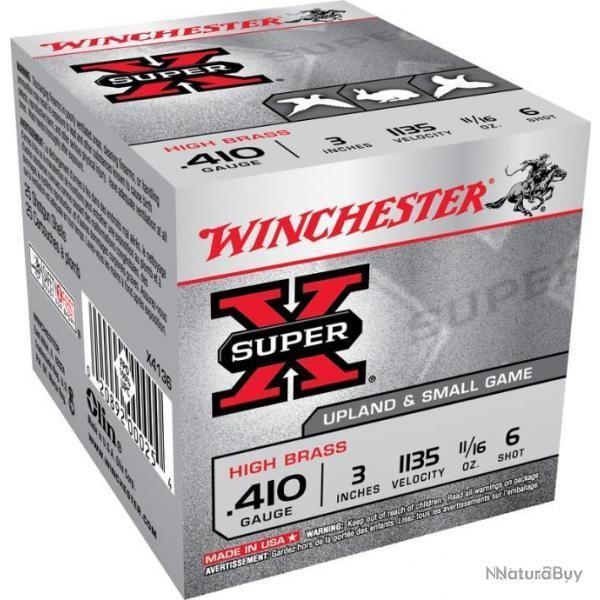 CARTOUCHES WINCHERSTER 410 SUPER-X 19.5G n7,5 x25