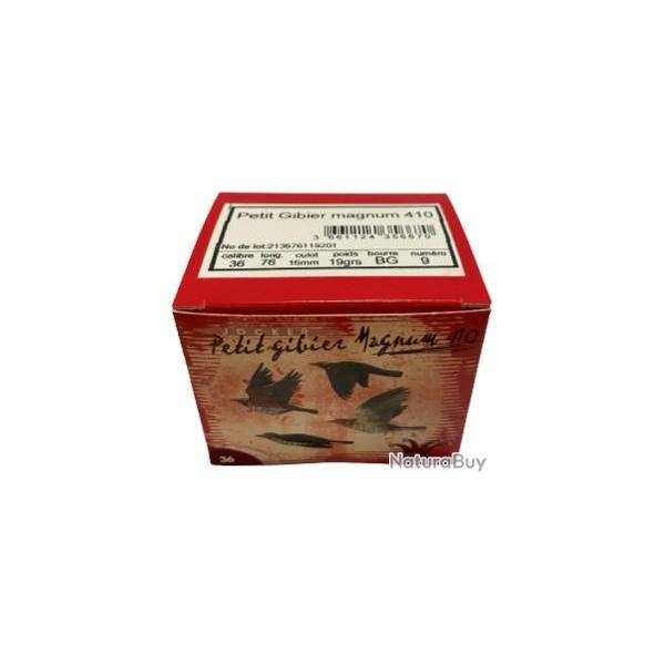 CARTOUCHE JOCKER calibre 410 MAG (36/76) 19G BG n7 x25