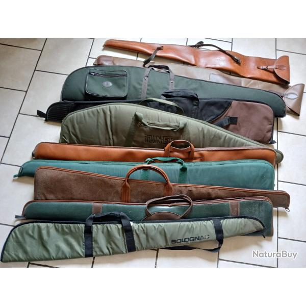 Lot de 10 fourreaux fusil/carabine d'occasion