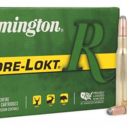 Cartouches REMINGTON CORE LOKT SP - Cal: 30-06 SPRINGFIELD - 220gr - boite de 20