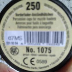 amorce rws 1075 par 250