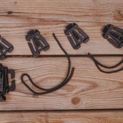 Lot diverse attaches / élastiques pour passant molle