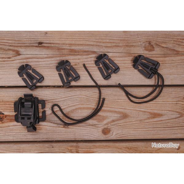 Lot diverse attaches / lastiques pour passant molle