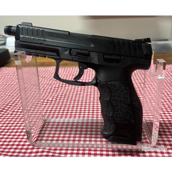 Vente flash ! Pistolet - H&K - SFP9 SD PADDLE - 9MM - NOIR - 15 CPS - 2 CHARGEURS - HK262505