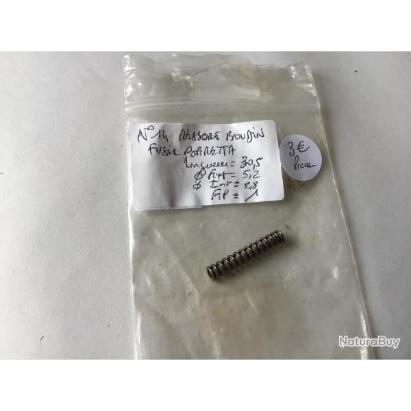 VENDU PAR LE-CUIRASSIER N14 RESSORT BOUDIN SUPERPOS ITALIEN BERETTA CAL 12