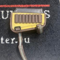 busque cuir TOURBON reglable , 8 munitions déstockage chasse enchère