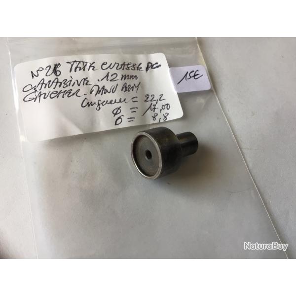 VENDU PAR LE-CUIRASSIER N26 TTE DE CULASSE GAUCHER MANU ARM CALIBRE 12 MM PERCUSSION CENTRALE