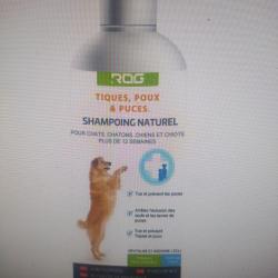 Shampoing naturel pour chien ROG hunting tiques poux et puces