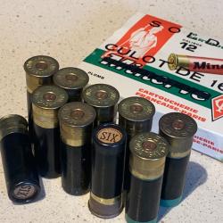 ancienne boite de cartouche calibre 12 cartoucherie française