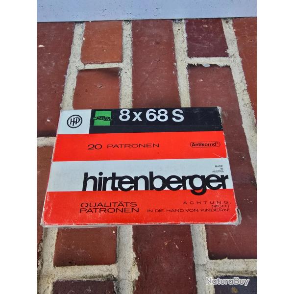 12 balles Hirtenberger 8x68S