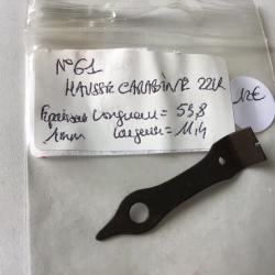 VENDU PAR LE-CUIRASSIER N°61 HAUSSE DE CARABINE TYPE 22 LR