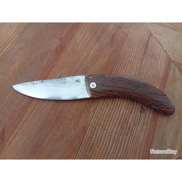 Couteau forg pliant deux clous en Cocobolo