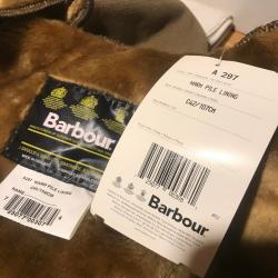 Doublure en acrylique Barbour vintage C 40 102  cm