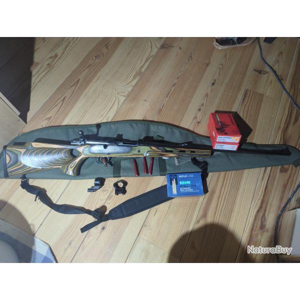 Mauser 2000 9.3X62 trou de pouce