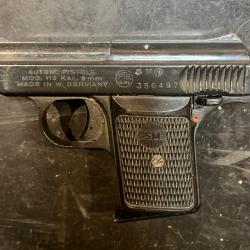 Pistolet d'Alarme SM Modèle 110 Calibre 8mm PAK Très Bon État