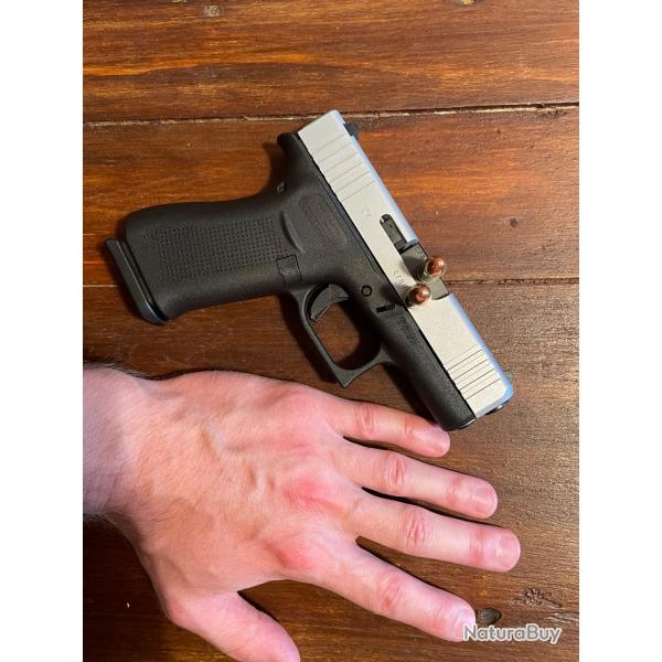 Glock 43X FS Silver 180 coups