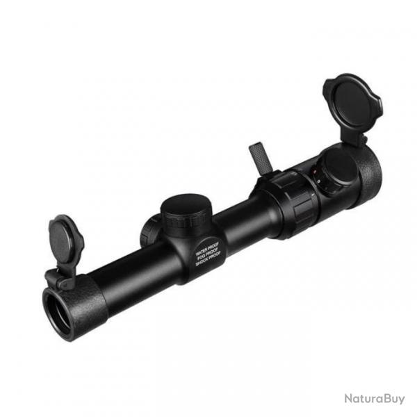 Lunette de vise 1-4X20 Rticule Rouge Vert Colliers Rail 11mm Tactic Airsoft Chasse FireWolf