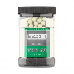 Munition Billes Umarex T4E FLUORESCENTES CAL.43 X500 - PERFORMANCE TRB 43