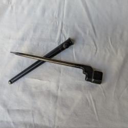 WW2 ANGLETERRE BAIONNETTE CLOU MILITAIRE ANGLAISE " N° 4 MK2 B " 39-45