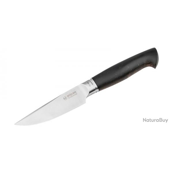Boker Couteau Collection 2024 - Edition limite - Lame 105mm - Manche Erable fris - Etui cuir