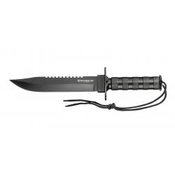 Boker Couteau Survivalist - Lame 200mm - Manche Aluminium - Etui Nylon