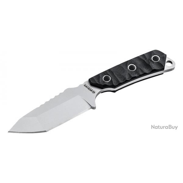 Boker Couteau Survival Neckup - Lame 71mm - Manche G10 - Etui synthtique
